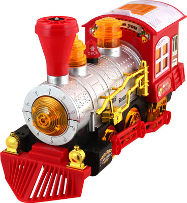 

DealBindaas DealBindaas Dream Bubble Train Engine with Light & Music Toy Gift for Children Kids(Red)