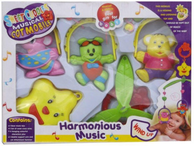

MK Enterprises Musical Cot toys or kids(Multicolor)