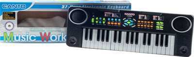 

Magic Pitara 37 KEYS ELECTRIC ORGAN WITH MICROPHONE(Multicolor)