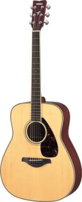 

Yamaha Folk Acoustic Guitar with Mahogany Back and Sides Natural(Multicolor)