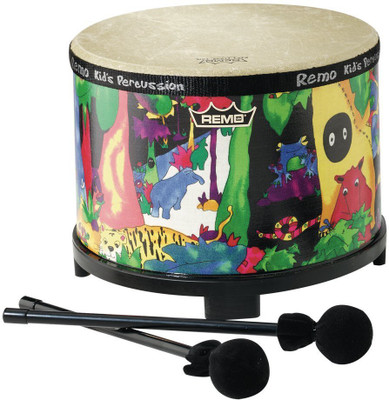 

Remo Kids Percussion, Floor Tom, Rain Forest Fabric(Multicolor)