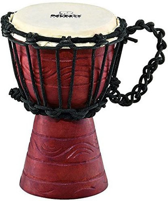 

Nino Percussion NINO African Style Rope Tuned Djembe 4 1/2-Inch XX Small Water Series(Brown)