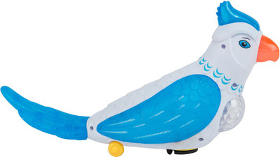 

Venus-Planet of toys Fun Speaking Parrot, With 4D Dynamic Light And Sound, Toy For Baby(Multicolor)