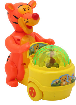 

Baby Tintin Lucky Tiger with light and music Electric toy(Multicolor)