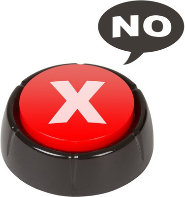 

Allures & Illusions No Button - This Button Says 'No' in Different Voices when Pressed(Multicolor)