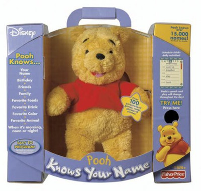 

Fisher-Price Disney Plush Pooh Knows Your Name(Multicolor)