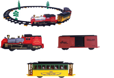 

volik Multi-Colour Plastic musical Train Set(Multicolor)