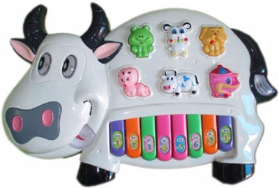 

kts KHALSA TOYS AND SALES Musical Cow piano keyboard (Multicolor)(Multicolor)