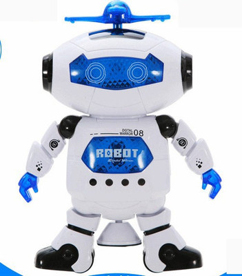 

Happy Kidz 360 DEGREE DANCING ROBOT WITH MUSIC AND LED LIGHTS(White)