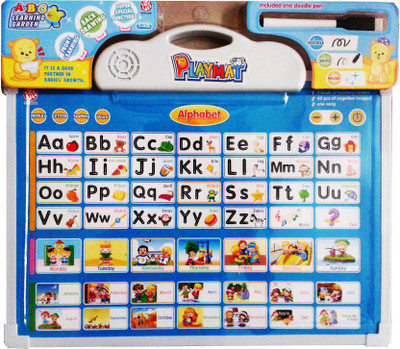 

Sanyal 2 in1 Playmat Kids Educational Learning Tablet and White Board(Multicolor)