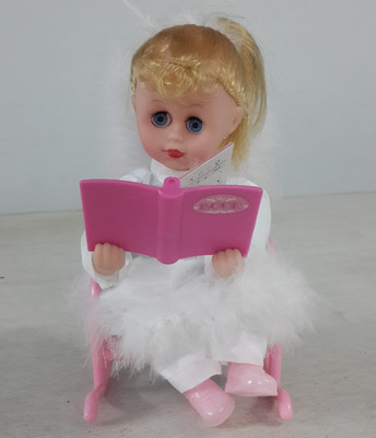 

Plutofit Baby Angel Rolling Chair with Music and light effects(White)