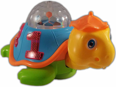 

Sani International Musical happy Dancing With 3d Lights Turtle(Multicolor)