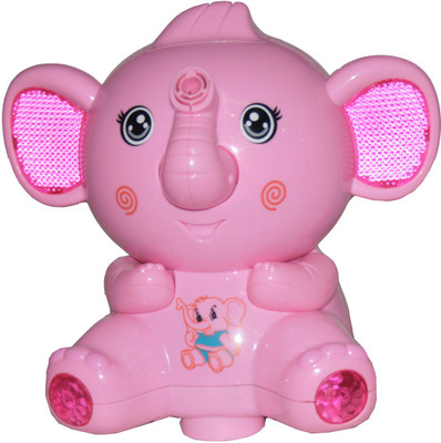 

Adraxx Kids Elephant Bubble Blower Toy With Light And Sound-3(Pink)