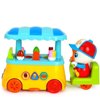 

Jaibros Colourful & Musical Ice-Cream Cart with Goose(Multicolor)