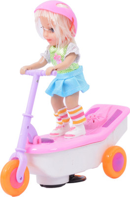 

MERATOY.COM MERATOY BATTERY OPERATED SPORT SPORT SCOOTER GIRL(Multicolor)