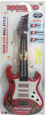 

DCS Rock Band Music Guitar With pop Music Fetching Lights(Multicolor)
