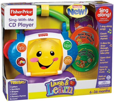 

Fisher-Price Laugh and Learn Sing with-me Cd Player