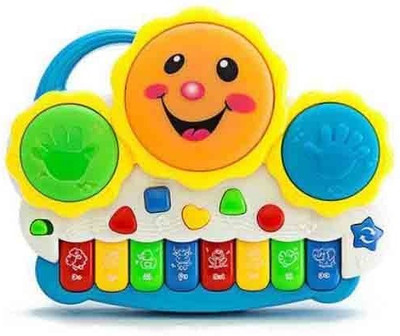 

Turban Toys Electronic Drum with Organ Keyboard(Multicolor)