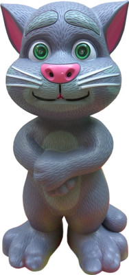 

Flipzon Talking Tom Cat With Touch Recording Story Rhymes, Lights & Songs(Grey)