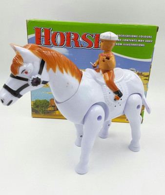 

Variety Gift Centre Musical Walking Horse Toy For Kids(Multicolor)