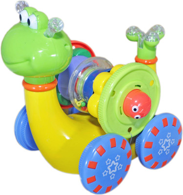 

Babysid Collections Musical Snail with Rattle with Flashing Lights(Multicolor)
