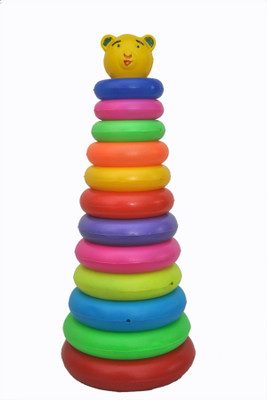 

NoVowels Rainbow Ring Tower For Children More Than 3Years(Multicolor)