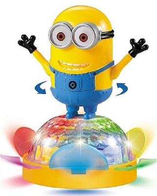 

MK Enterprises Minions Dancing with 3Dlights & Music(Multicolor)