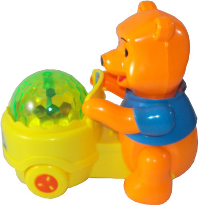 

Popular Lucky Bear With Light Sound for kids(Multicolor)