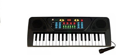 

Flying Toyszer Melody Piano with Microphone Mic Synthesizer(Black)