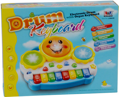 Tabu Musical Drum Keyboard(Multicolor)