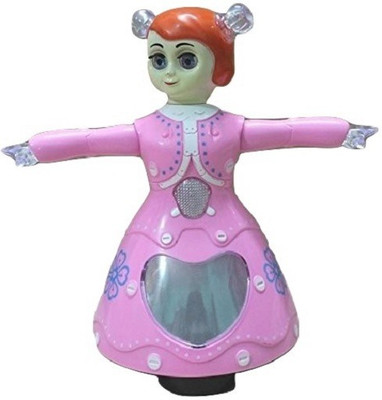 

Little Grin Dancing Princess Barbie Girl Gift Toy For Kids(Multicolor)