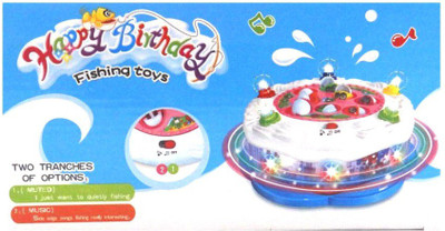 

Krypton Electric Rotating Magnetic Fishing Game With Music Lights(Multicolor)
