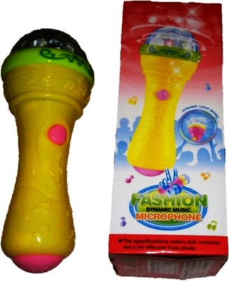 

Turban Toys Battery Operated Musical Microphone Mike With Projection Light And Sound(Multicolor)