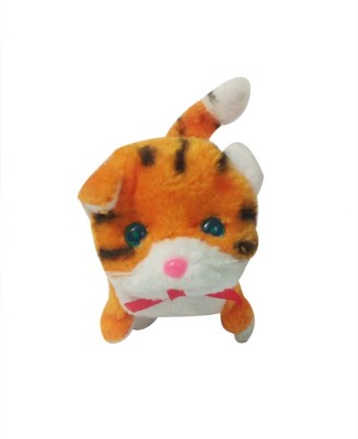 

Khareedi Musical Walking Real Looking Cat for Kids(Orange)