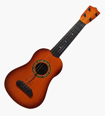 

Parv Collections Plastic Wooden Finish Guitar(Brown)
