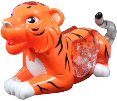 

AM Enterprises Orange Plastic Tiger Musical Toy(Orange)