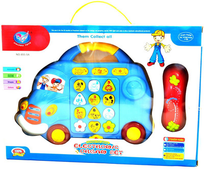 

Mamaboo Cartooon Car Phone Electronic Organ Set(Multicolor)