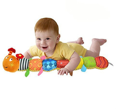

GYBER TM Baby Rattle Music Toys Colorful Caterpillar Baby Height Gauge Infant Appease Toys(Multicolor)