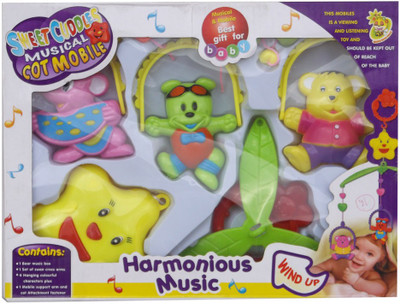 

E-Gift Mart MUSICAL COT(Multicolor)