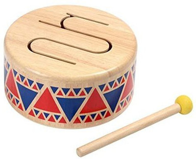 

Plan Toys Solid Wood Drum(Multicolor)