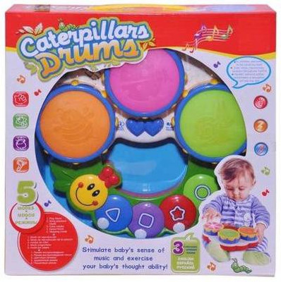 

Homeshopeez Caterpillars Musical Drum(Multicolor)