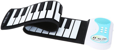 

Webby 37-Keys Roll up Soft Silicone Flexible Electronic Digital Music Keyboard Piano with Loud Speaker(Multicolor)