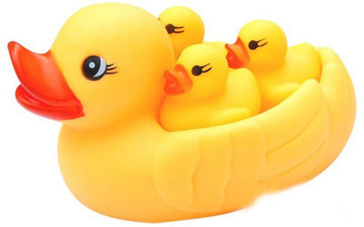 Dream Deals Dream deals duck family Bath Toy(Yellow)