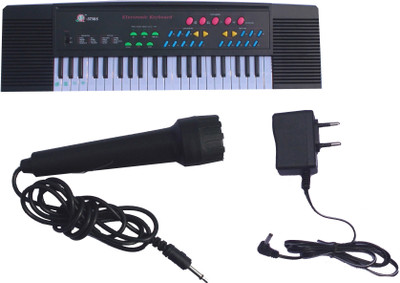 

volik Electronic Piano Keyboard With Microphone - Black(Black)