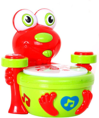 

Babeezworld Babeezworld Popular Frog Drum(Multicolor)
