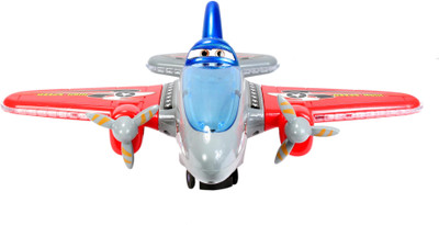 

Planet of Toys Bump & Go Aeroplane(Multicolor)
