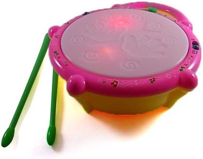 Turban Toys Musical Flash Drum For kid's(Multicolor)