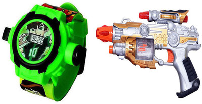 

Aquaras LASER SOUND GUN & PROJECTOR BEN10(Multicolor)