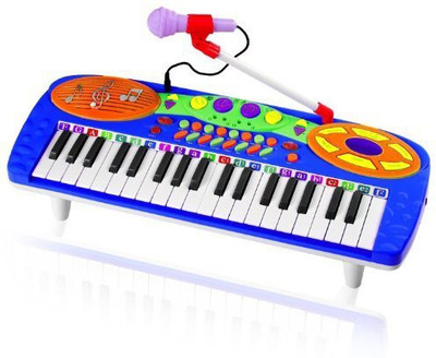 

Kids Authority Standard Kids Keyboard Piano with Microphone(Purple)
