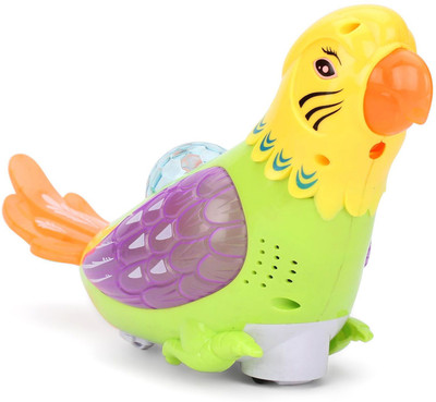 

Variety Gift Centre Clever Parrot With Light Music(Multicolor)
